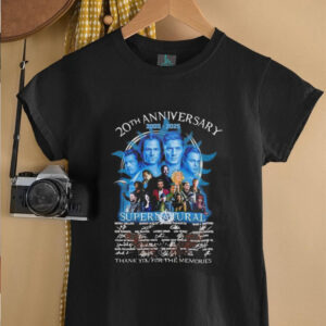 20th anniversary 2005 2025 Supernatural thank you for the memories shirt3
