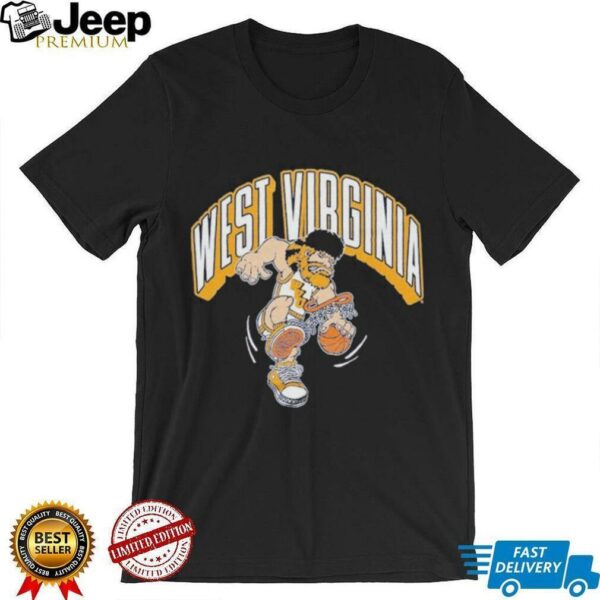 West Virginia Mountaineers Dunking Mascot T shirts
