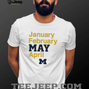 7aOcWu5M Michigan Wolverines mens basketball Fanaticity January February MAY April shirt1