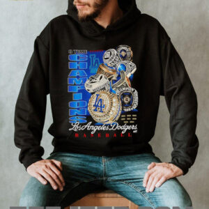 8 time Champions Los Angeles Dodgers baseball rings shirt3