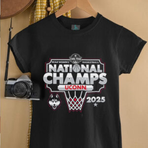 84 UConn Huskies Navy 2025 NCAA Womens Basketball National Champions Bracket T Shirt3