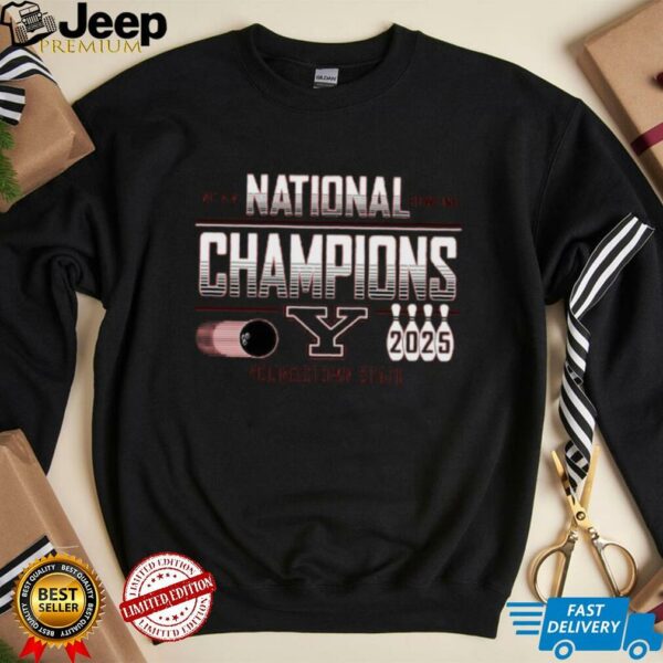 84 Youngstown State Penguins Unisex 2025 NCAA Bowling National Champions T Shirt