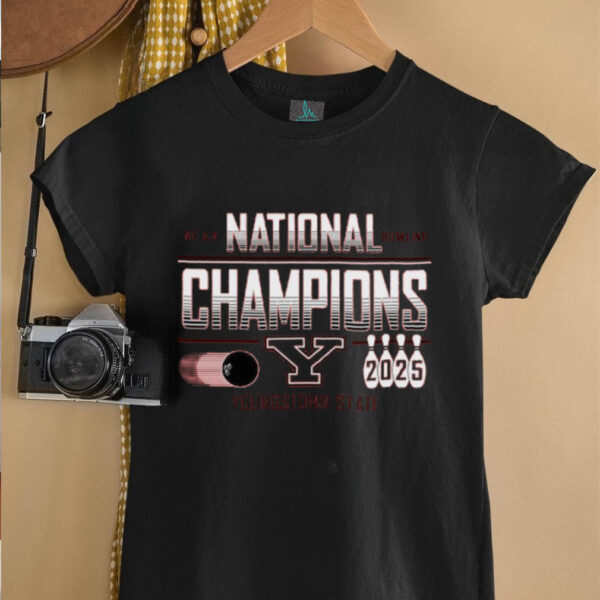 84 Youngstown State Penguins Unisex 2025 NCAA Bowling National Champions T Shirt