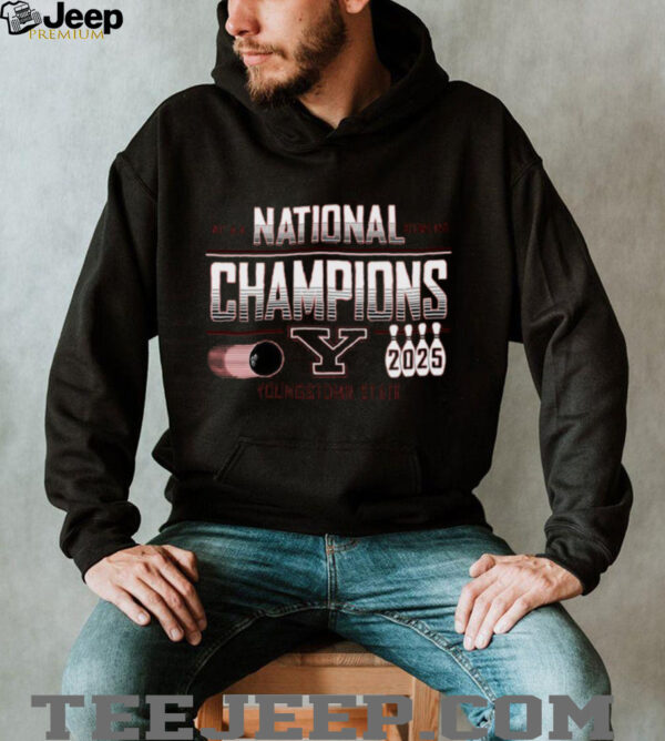84 Youngstown State Penguins Unisex 2025 NCAA Bowling National Champions T Shirt