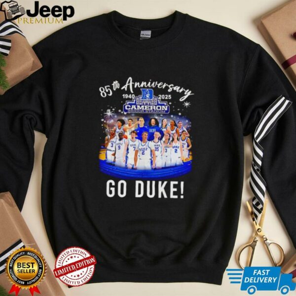 85th anniversary 1940 2025 Cameron Indoor Stadium go Duke Blue Devils shirt
