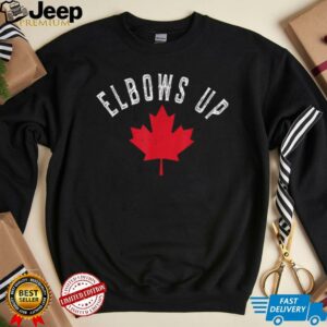 8hkiVRaG Elbows Up Canada True North Strong and Free Proud Canadian T Shirt1