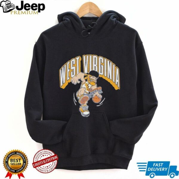 West Virginia Mountaineers Dunking Mascot T shirts
