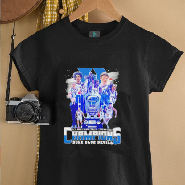 ACC Men’s Basketball Tournament Champions Duke Blue Devils players shirt
