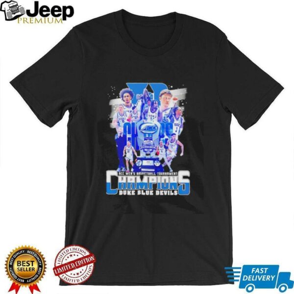 ACC Men’s Basketball Tournament Champions Duke Blue Devils players shirt