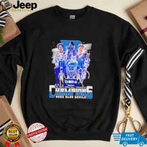 ACC Mens Basketball Tournament Champions Duke Blue Devils players shirt3