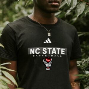 Adidas Red NC State Wolfpack Locker On Court In The Fade Pregame AEROREADY T Shirt3