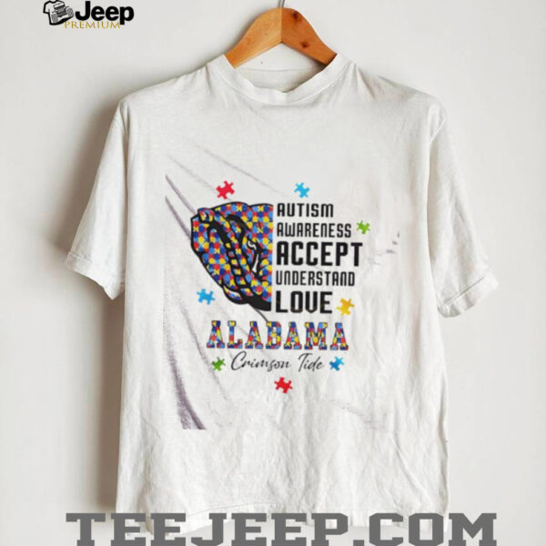 Alabama Crimson Tide x Autism Awareness shirt