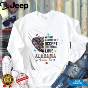 Alabama Crimson Tide x Autism Awareness shirt2