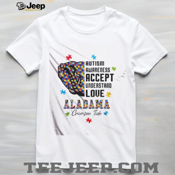 Alabama Crimson Tide x Autism Awareness shirt
