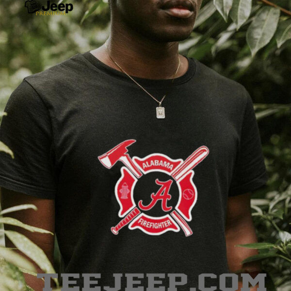 Alabama firefighter baseball logo shirt