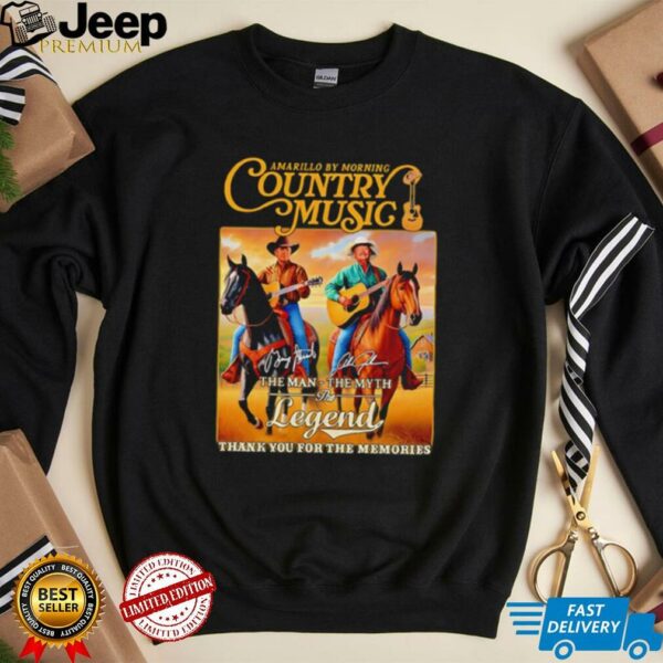 Alan Jackson and George Strait Country Music the man the myth the legend shirt