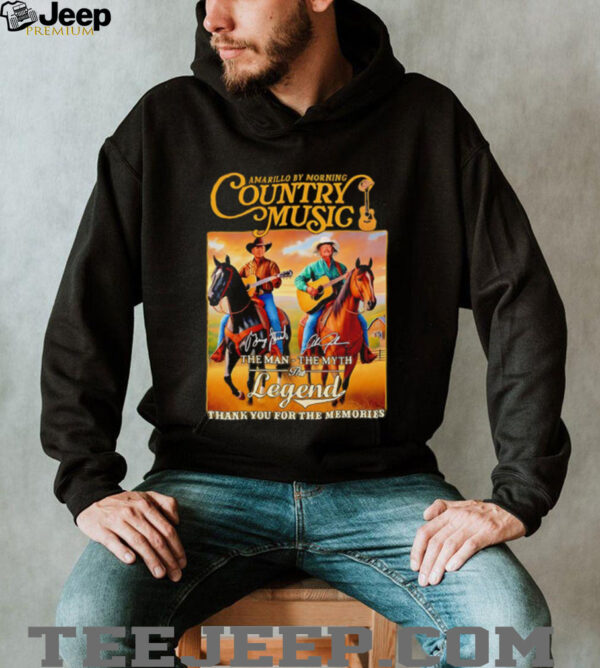 Alan Jackson and George Strait Country Music the man the myth the legend shirt