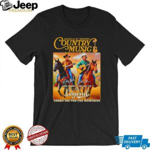Alan Jackson and George Strait Country Music the man the myth the legend shirt3