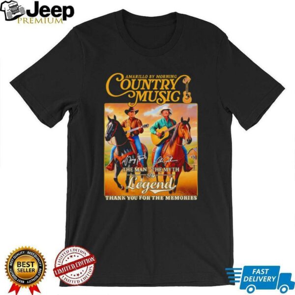 Alan Jackson and George Strait Country Music the man the myth the legend shirt