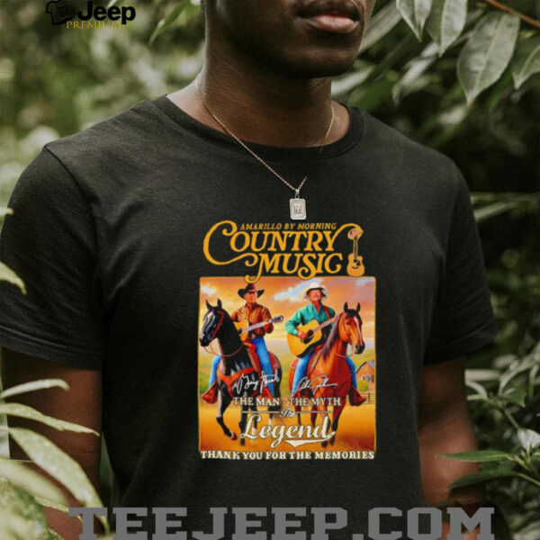 Alan Jackson and George Strait Country Music the man the myth the legend shirt
