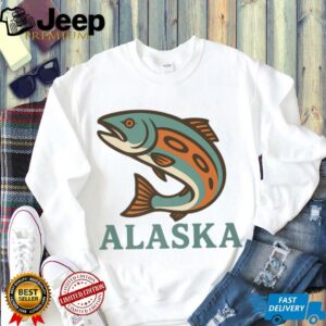 Alaska Salmon Fishing Native American Indigenous Tlingit Art Shirt