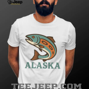 Alaska Salmon Fishing Native American Indigenous Tlingit Art Shirt