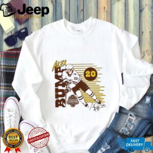 Alex Bump Rally Men’s Western Michigan Broncos 2025 National Men’s Hockey Champions NIL Player T shirts