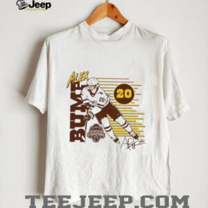 Alex Bump Rally Mens Western Michigan Broncos 2025 National Mens Hockey Champions NIL Player T shirts3