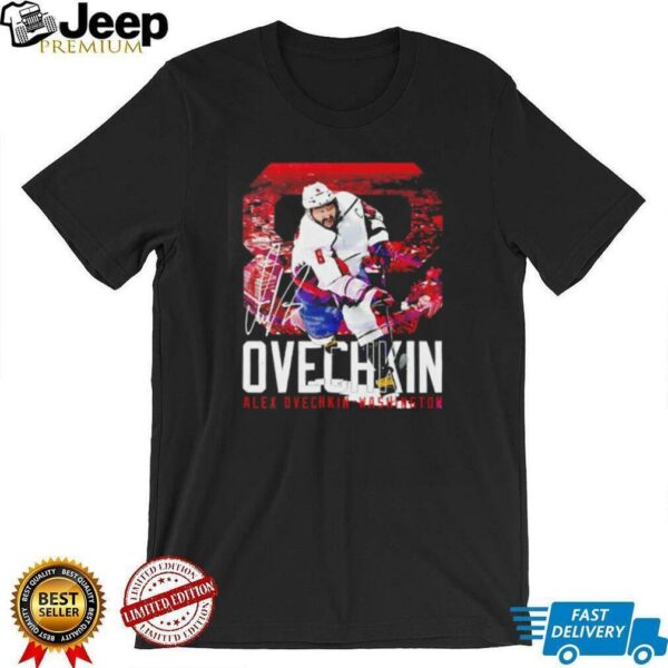 Alex Ovechkin 8 Washington Hockey Landmark Signature shirt