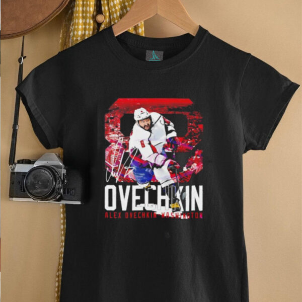 Alex Ovechkin 8 Washington Hockey Landmark Signature shirt