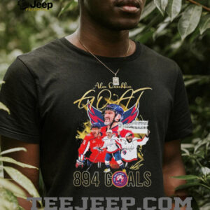 Alex Ovechkin Goat 894 Goals The Gr8 Chase Washington Capitals T shirts