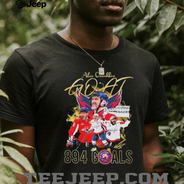 Alex Ovechkin Goat 894 Goals The Gr8 Chase Washington Capitals T shirts