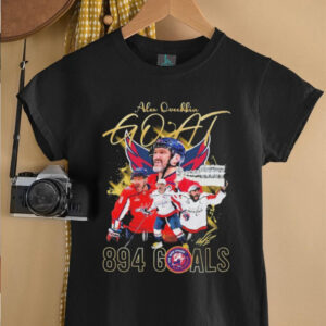 Alex Ovechkin Goat 894 Goals The Gr8 Chase Washington Capitals T shirts