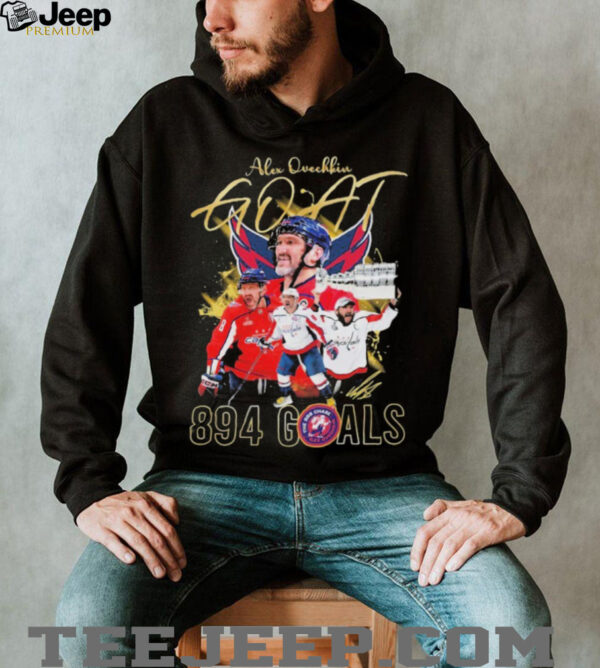 Alex Ovechkin Goat 894 Goals The Gr8 Chase Washington Capitals T shirts