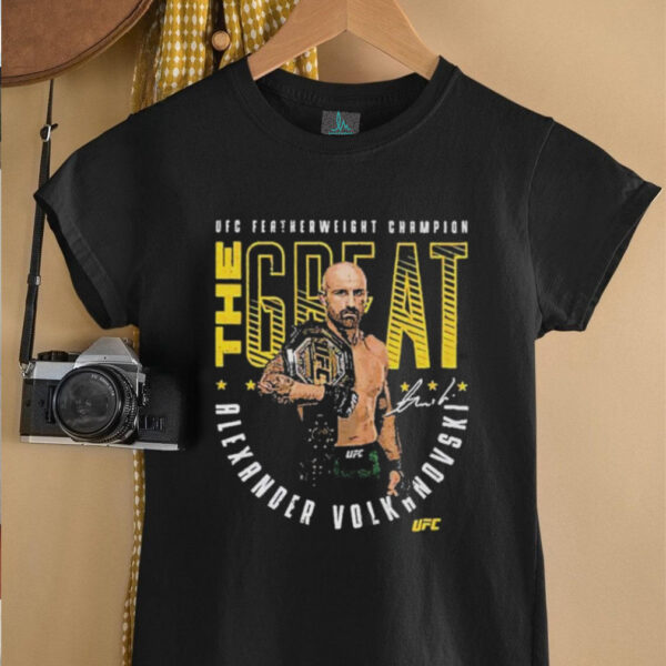 Alexander Volkanovski UFC 314 Featherweight Champion The Great Signature T Shirts