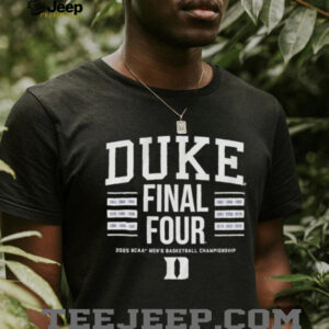 All Time Final Fours Duke basketball shirt