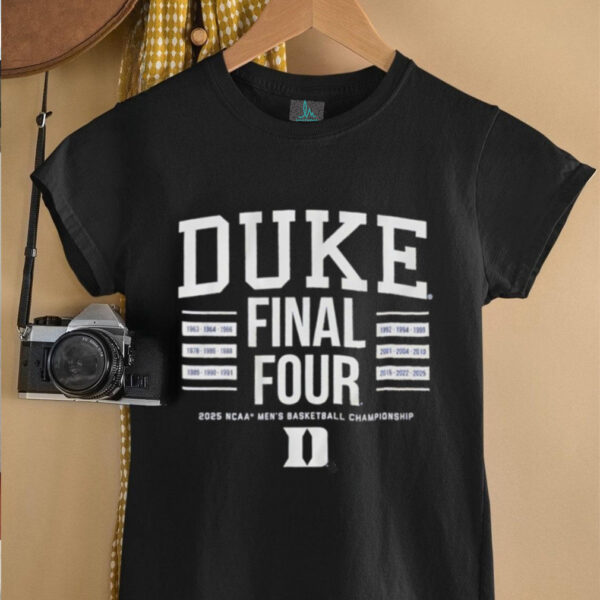 All Time Final Fours Duke basketball shirt