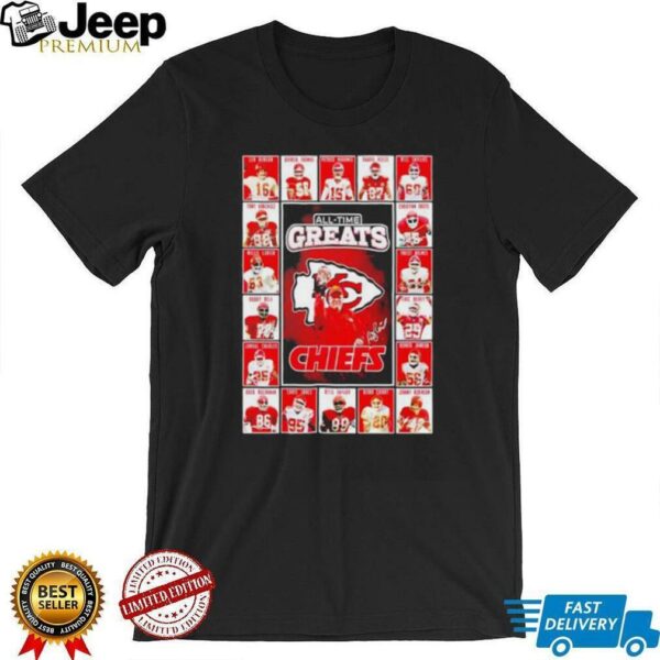 All Time Greats Kansas City Chiefs 2025 shirt