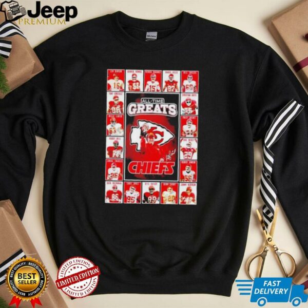 All Time Greats Kansas City Chiefs 2025 shirt