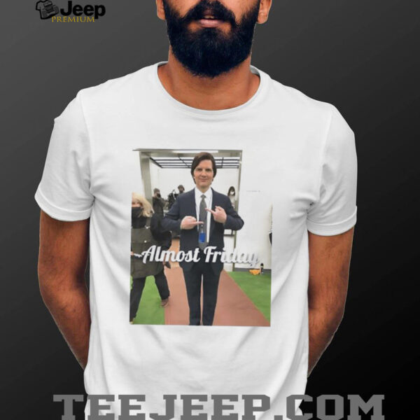 Almost Friday Severance Flip Off shirt