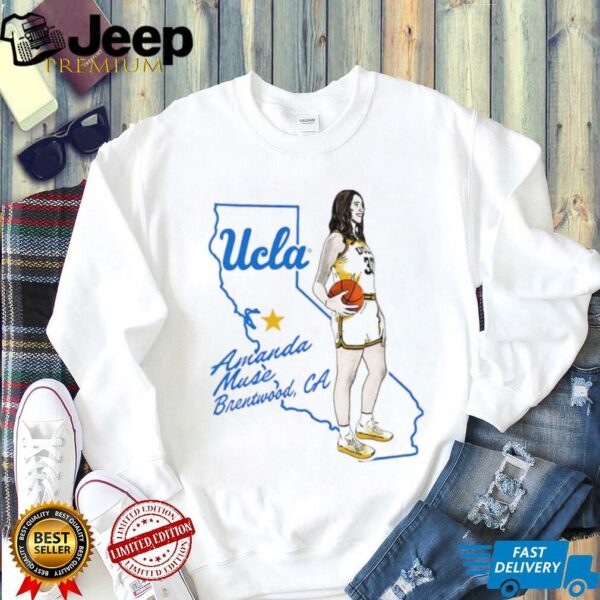 Amanda Muse Hometown UCLA Bruins state shirt
