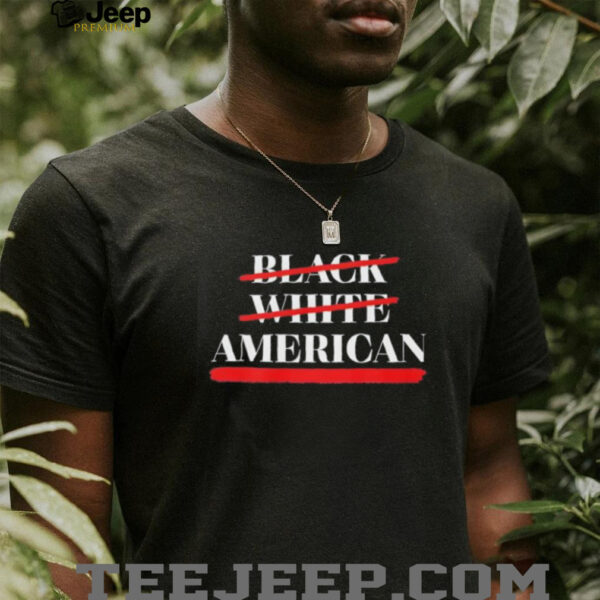 American not Black White shirt