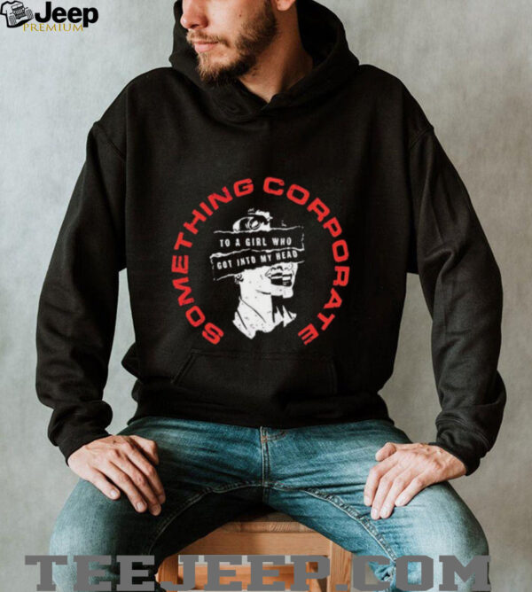 Andrew Mcmahon something corporate to a girl who got into my head shirt