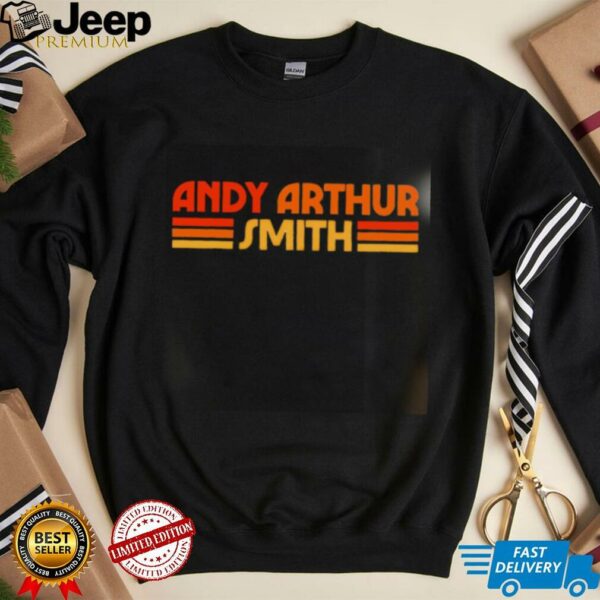 Andy Arthur Smith Aas Logo sunset shirt