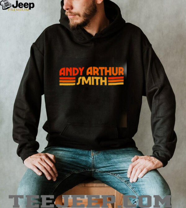 Andy Arthur Smith Aas Logo sunset shirt