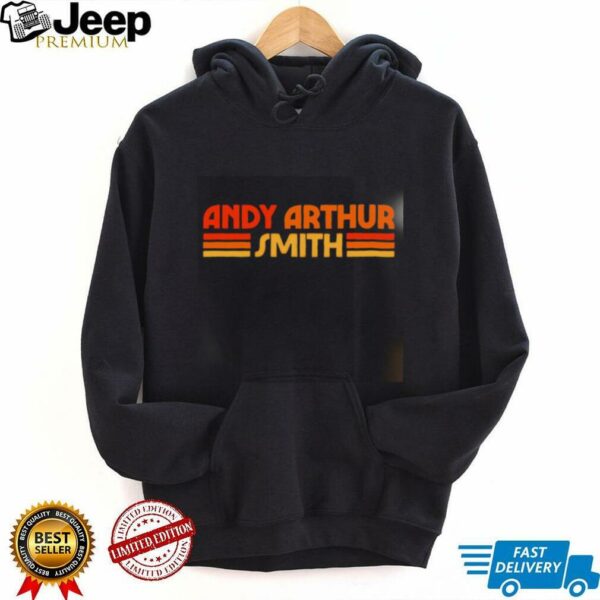 Andy Arthur Smith Aas Logo sunset shirt