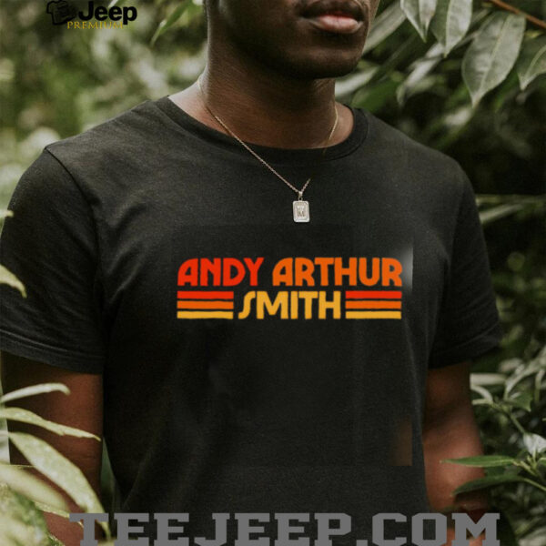 Andy Arthur Smith Aas Logo sunset shirt