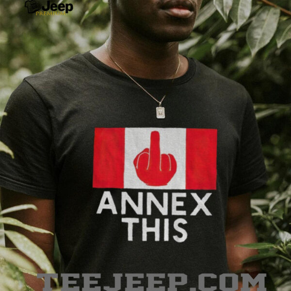 Annex this middle finger Canada flag shirt