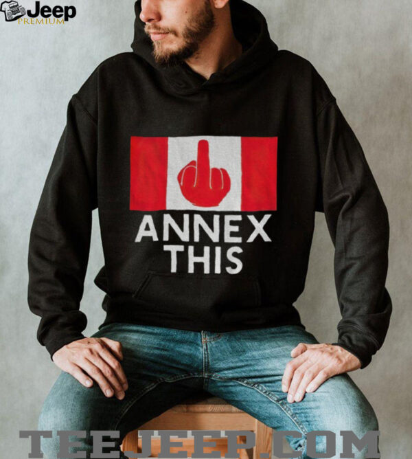 Annex this middle finger Canada flag shirt