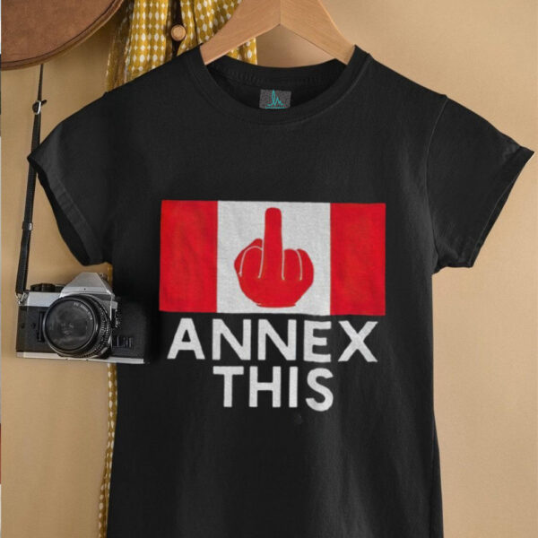 Annex this middle finger Canada flag shirt